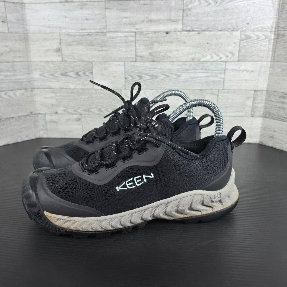Keen NXIS EVO Low Hiking Shoes Womens 6.5 Black Trail Sneakers 1025915